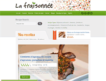 Tablet Screenshot of lafraisonnee.com